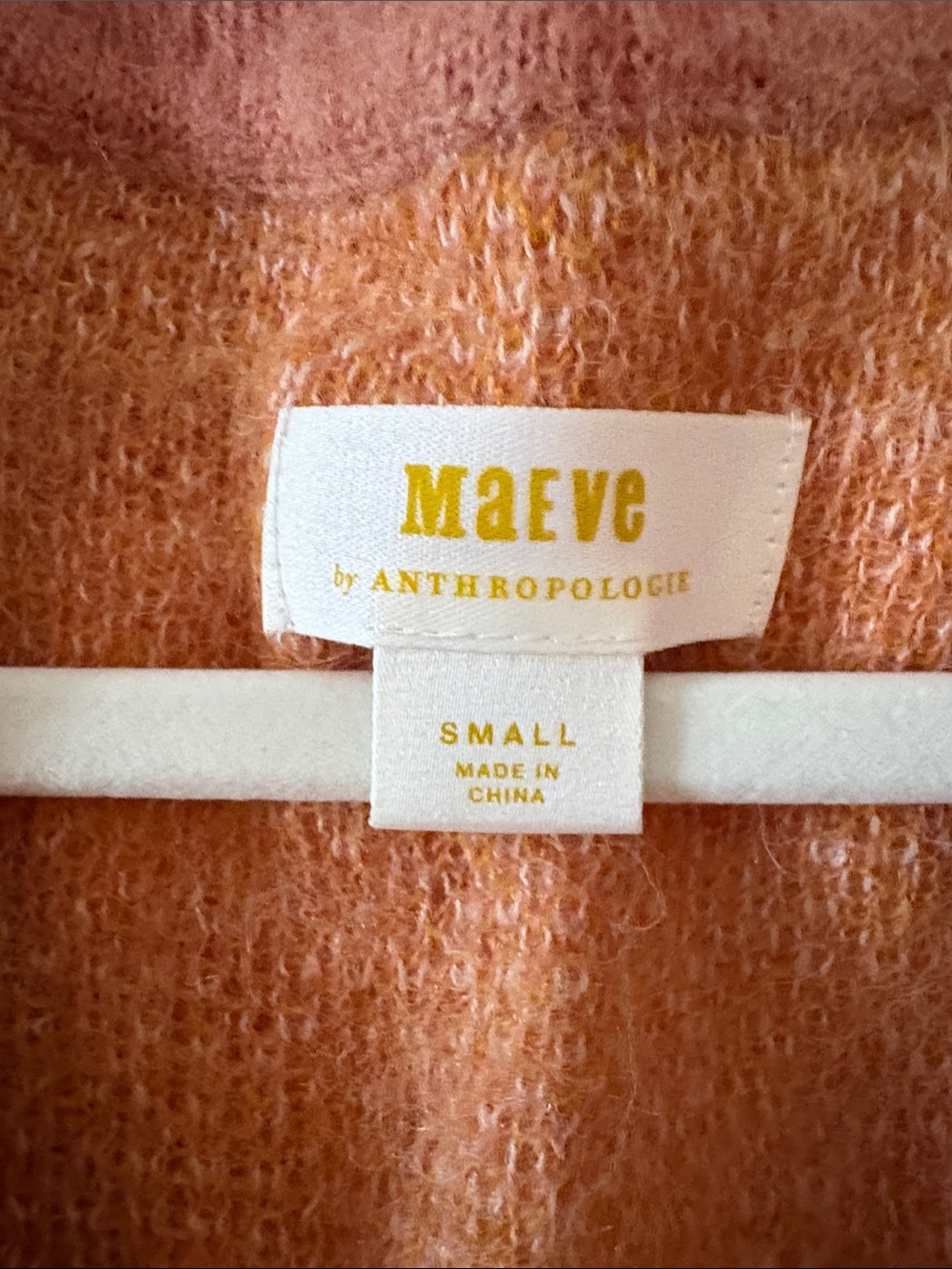 Maeve Dusty Rose and Mustard Floral V-Neck Sweater Vest - Picture 2 of 2